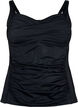 Tankini mit Drapierung, Schwarz, Packshot image number 0