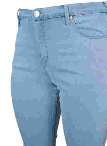 Hochtaillierte Super Slim Amy Jeans, Ex Lgt Blue, Packshot image number 2