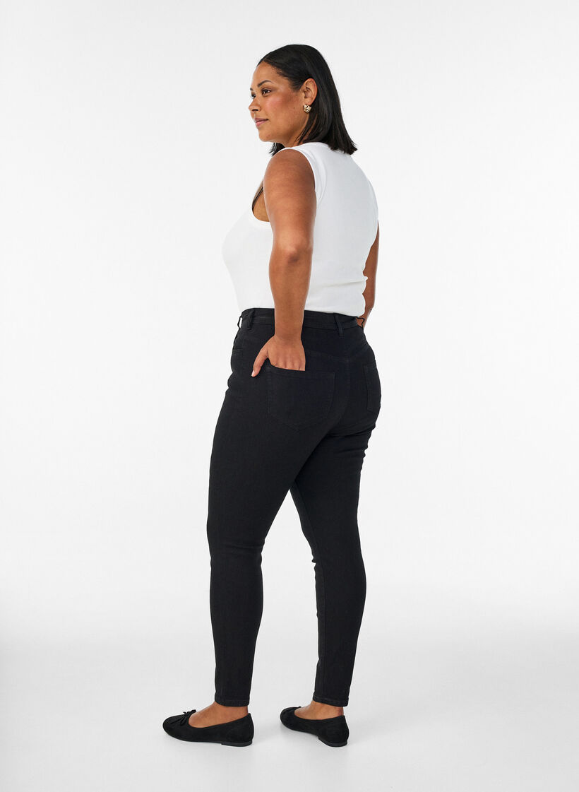 Jeans mit Super Slim Fit, Schwarz, Model image number 1