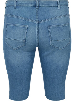 Slim Fit Denim Shorts, Dark blue denim, Packshot image number 1