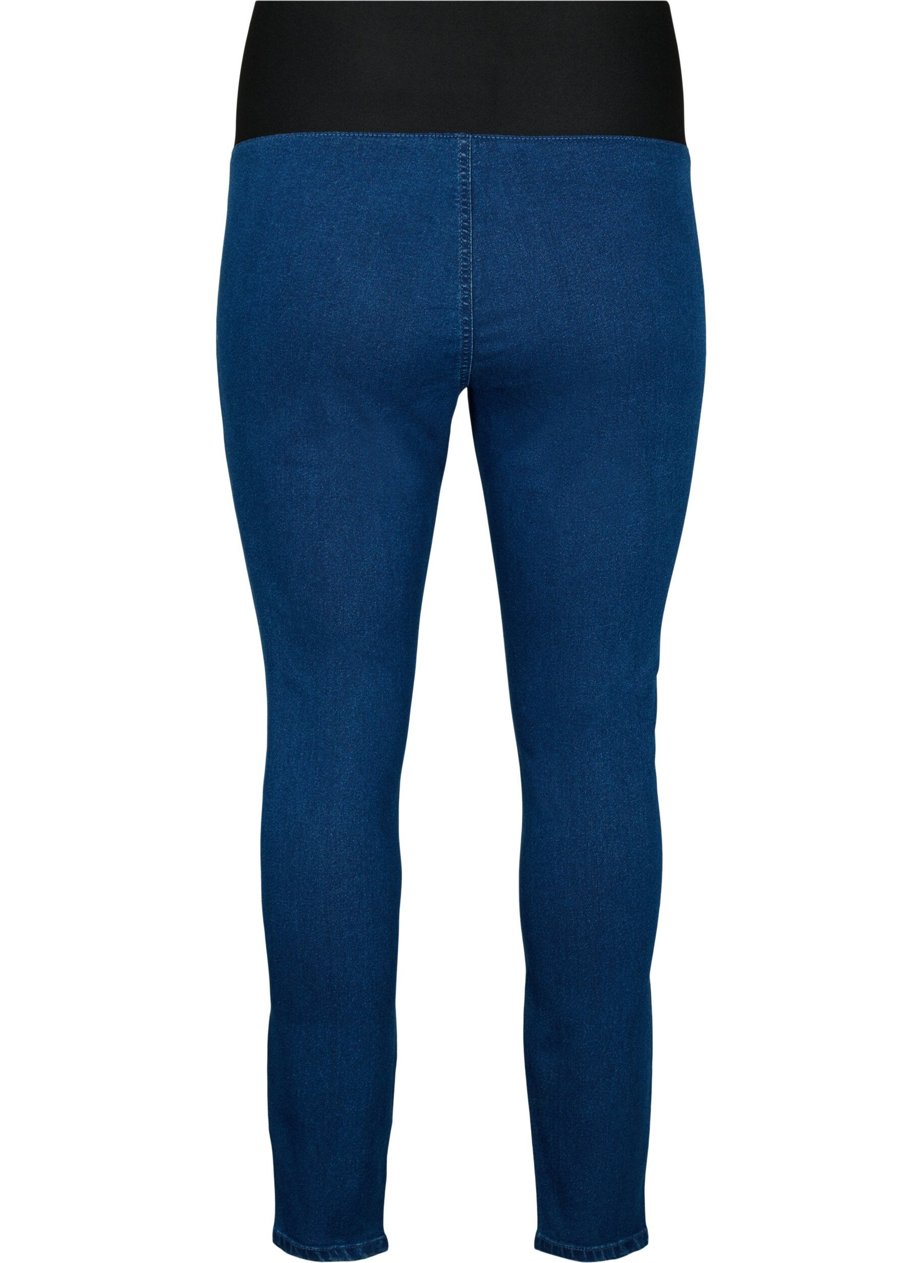 Zizzi FLASH - Jeggings mit breitem Gummibund, Blau, Packshot image number 1