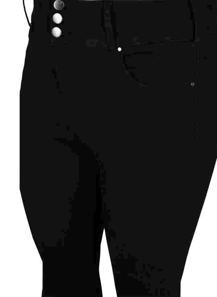 Super Slim Bea Jeans mit hoher Taille, Black, Packshot image number 2