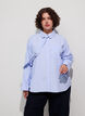 Lockere Bluse mit Bindeband, Blau, Model image number 0