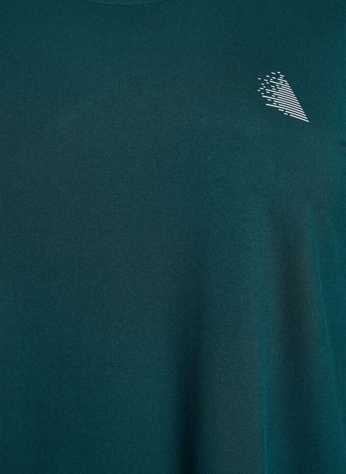 Trainingsshirt mit 3/4-Ärmeln, Grün, Packshot image number 2