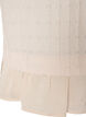 Strukturierte Bluse mit R&uuml;schensaum, Vanille, Packshot image number 3