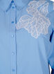 Bluse mit Spitzendetails, Blau, Packshot image number 2