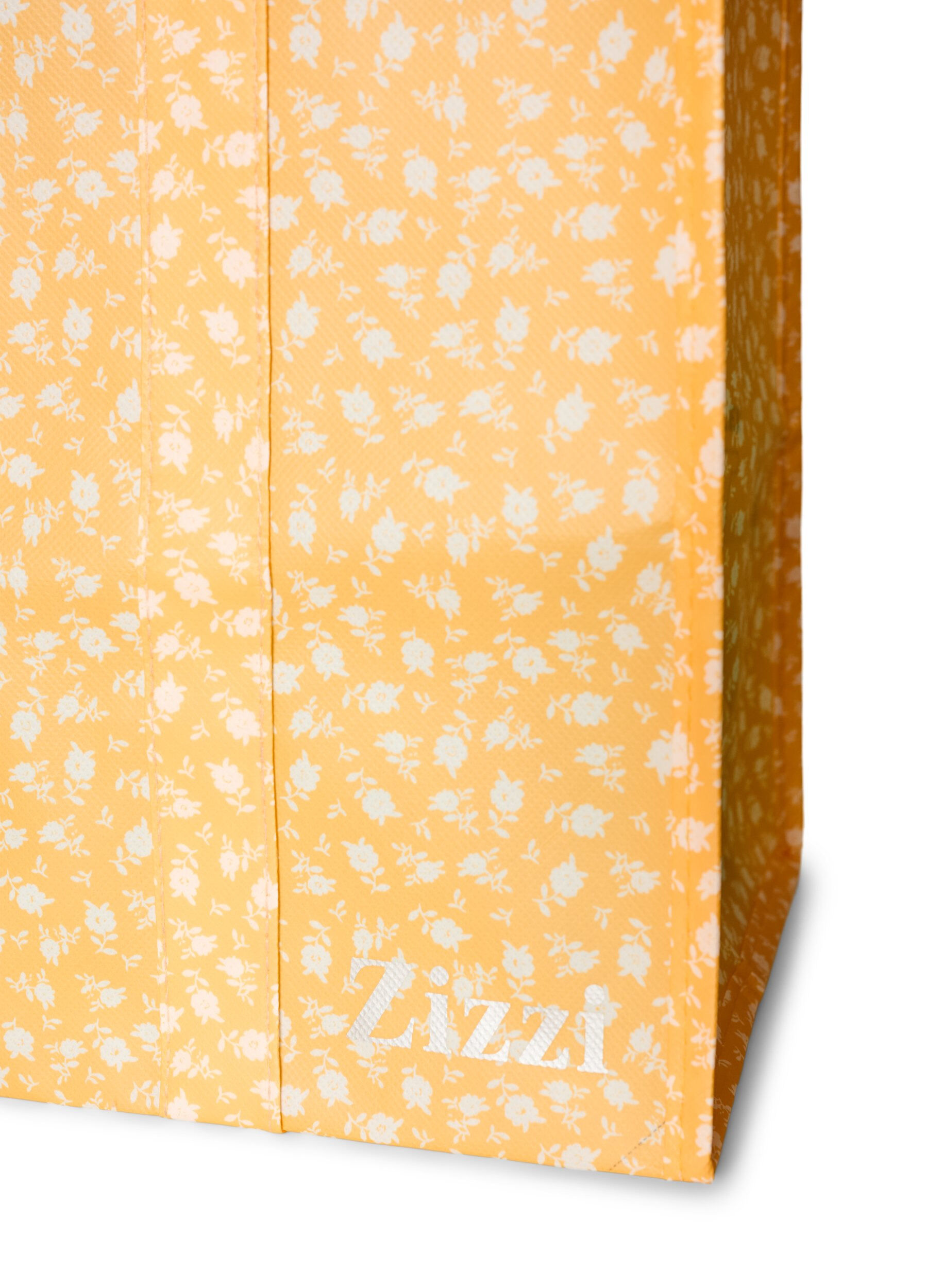 ZizziEinkaufstasche mit Rei&szlig;verschluss, Orange, Packshot image number 2
