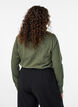 Langarmshirt mit V-Ausschnitt und Kn&ouml;pfen, Gr&uuml;n, Model image number 2