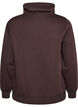 Sweatshirt mit Stehkragen und Taschen, Braun, Packshot image number 1