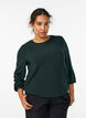 Bluse mit Fischgr&auml;tenmuster und Glitzerfaden, Gr&uuml;n, Model image number 0