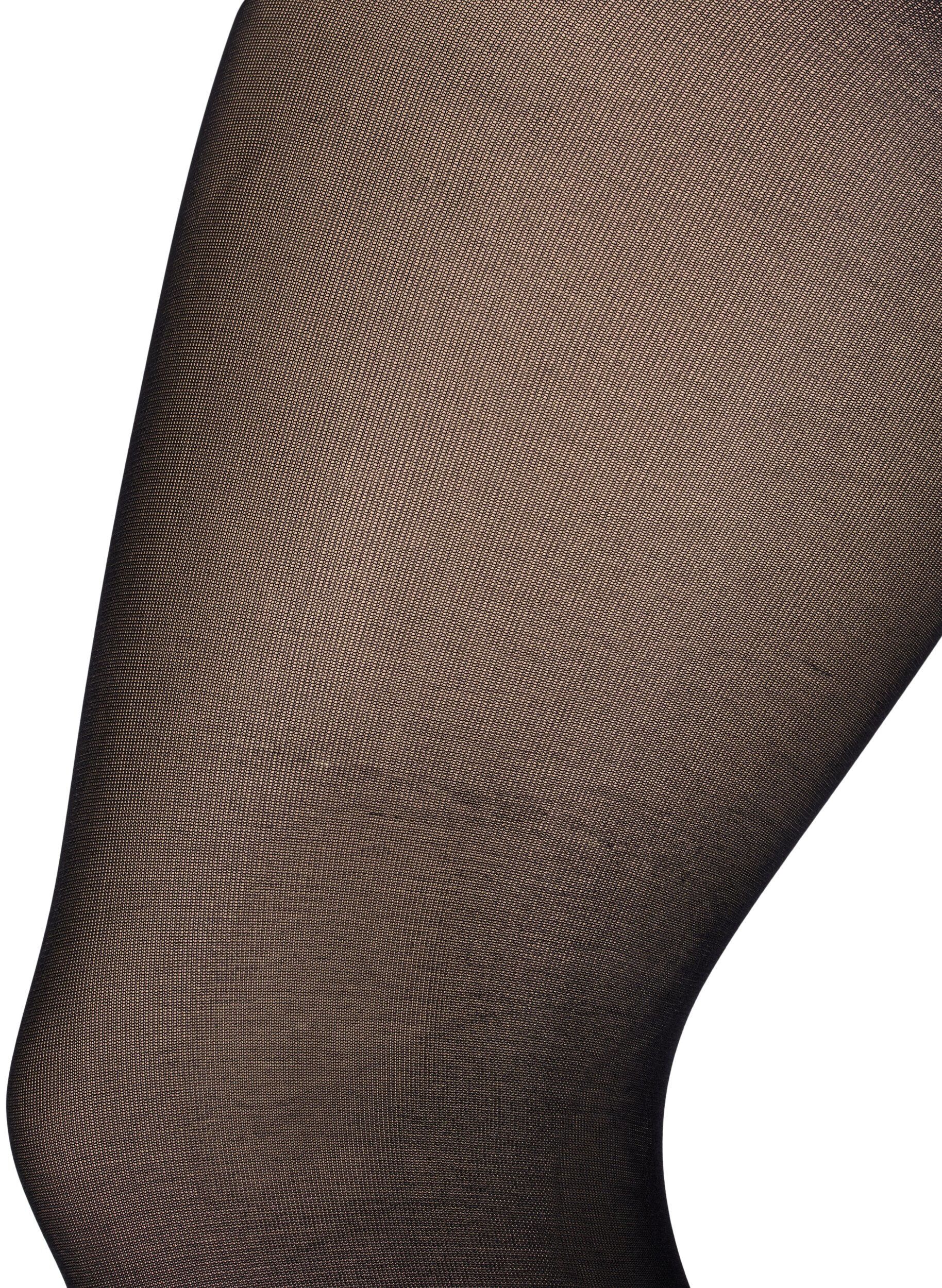Zizzi 2er-Pack Strumpfhose in 100 DEN, Schwarz, Packshot image number 4