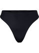 Bikini-Tanga mit normaler Taillenhöhe, Schwarz, Packshot image number 0
