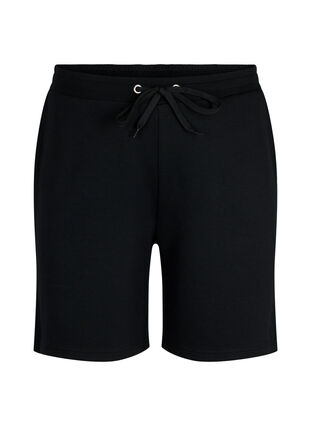 Shorts aus Modalmischung mit Taschen, Black, Packshot image number 0
