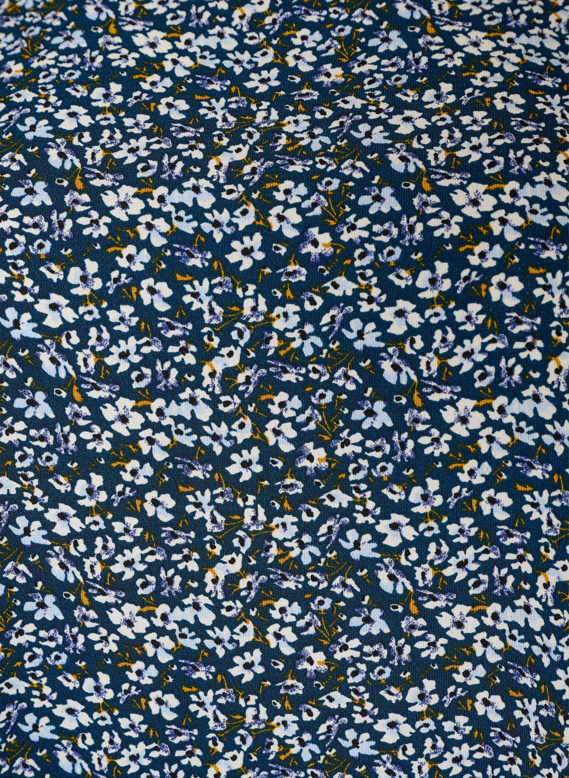 Zizzi Kleid mit Aufdruck und kurzen &Auml;rmeln, Blau, Packshot image number 2