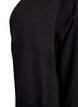 Lange, offene Strickjacke mit Taschen, Schwarz, Packshot image number 2