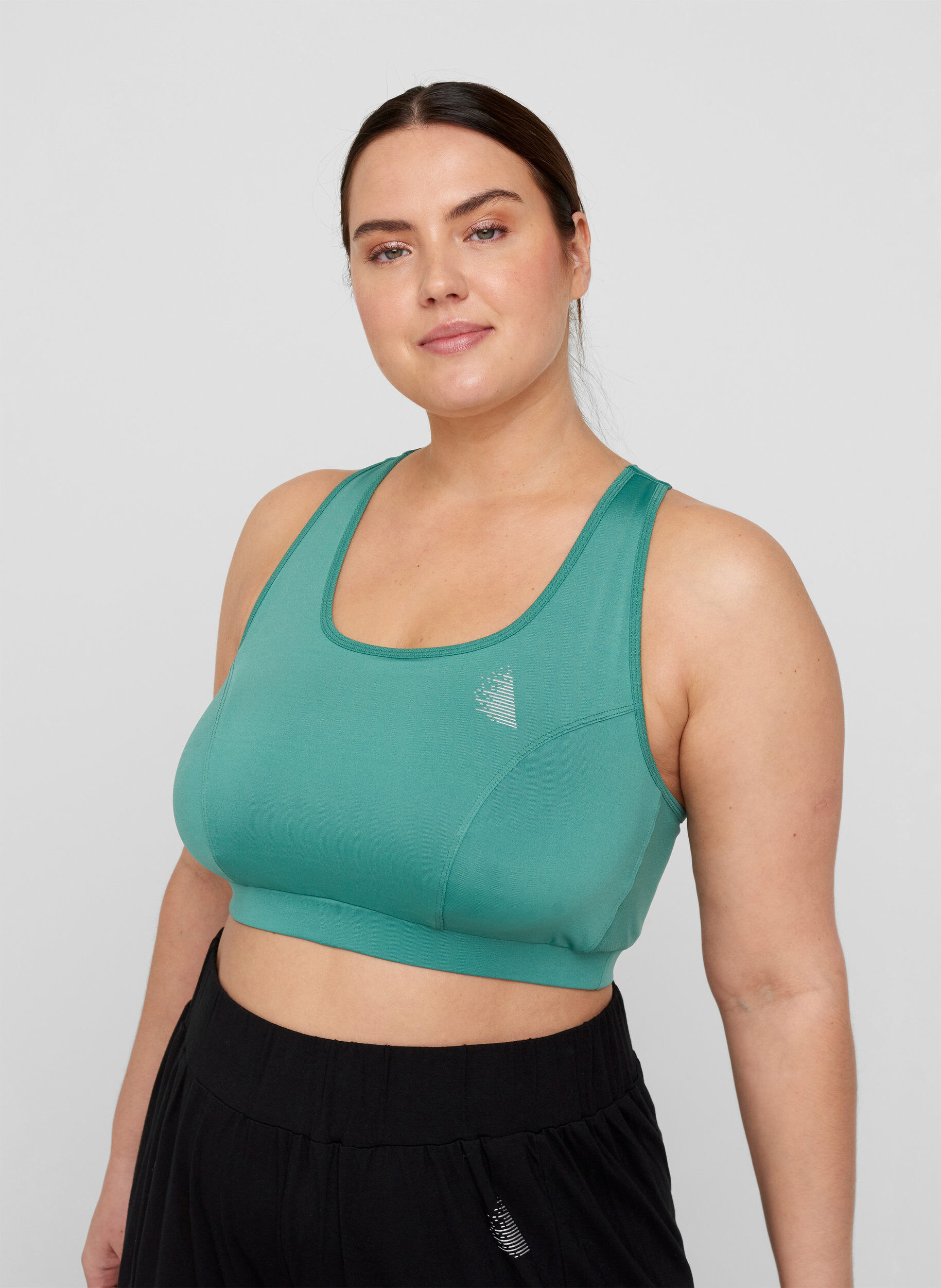 Zizzi Sporttop mit R&uuml;ckendetails, Deep Sea, Model image number 0