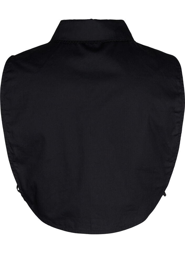 Kragen mit Spitzenband, Black, Packshot image number 1
