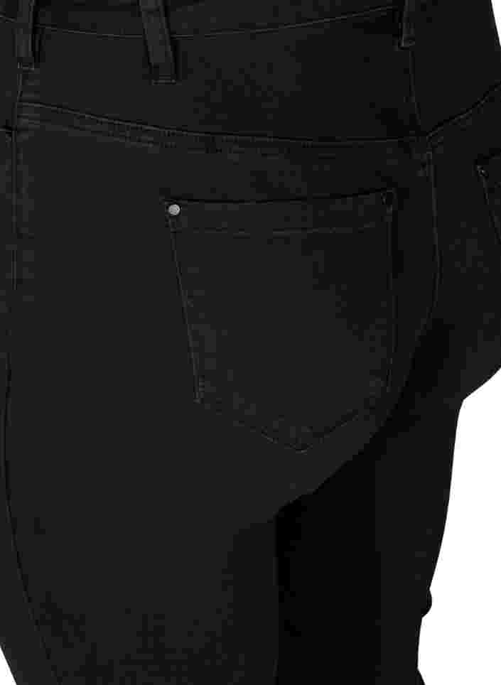 Ellen Bootcut Jeans mit hoher Taille, Black, Packshot image number 3