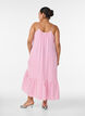 Sommerkleid mit Streifen und A-Linie, Pink, Model image number 1