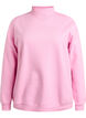 Sweatshirt mit hohem Kragen und langen Ärmeln, Pink, Packshot image number 0
