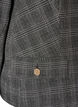 Kurzer Blazer mit Karomuster, Grau, Packshot image number 3