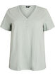 T-Shirt mit Knopfleiste, Gr&uuml;n, Packshot image number 0