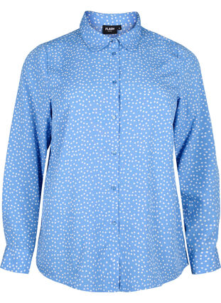 FLASH – Hemd mit Tupfen, Marina White Dot, Packshot image number 0