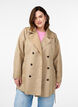 Kurzer Trenchcoat mit Gürtel, Beige, Model image number 0