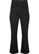 Trainingshose mit ausgestelltem Bein und hohem Bund, Schwarz, Packshot image number 0