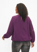  Langarm-Bluse mit Spitze, Deep Purple, Model image number 1