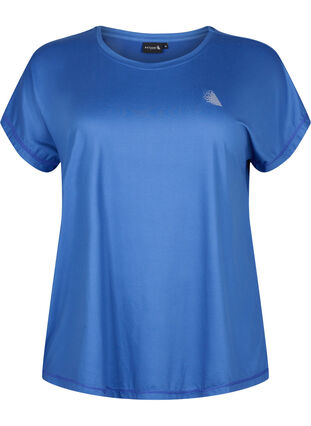 Kurzarm Trainingsshirt, Sodalite Blue, Packshot image number 0