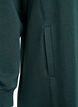 Kurzes Sweatshirtkleid mit Stehkragen und Taschen, Gr&uuml;n, Packshot image number 3
