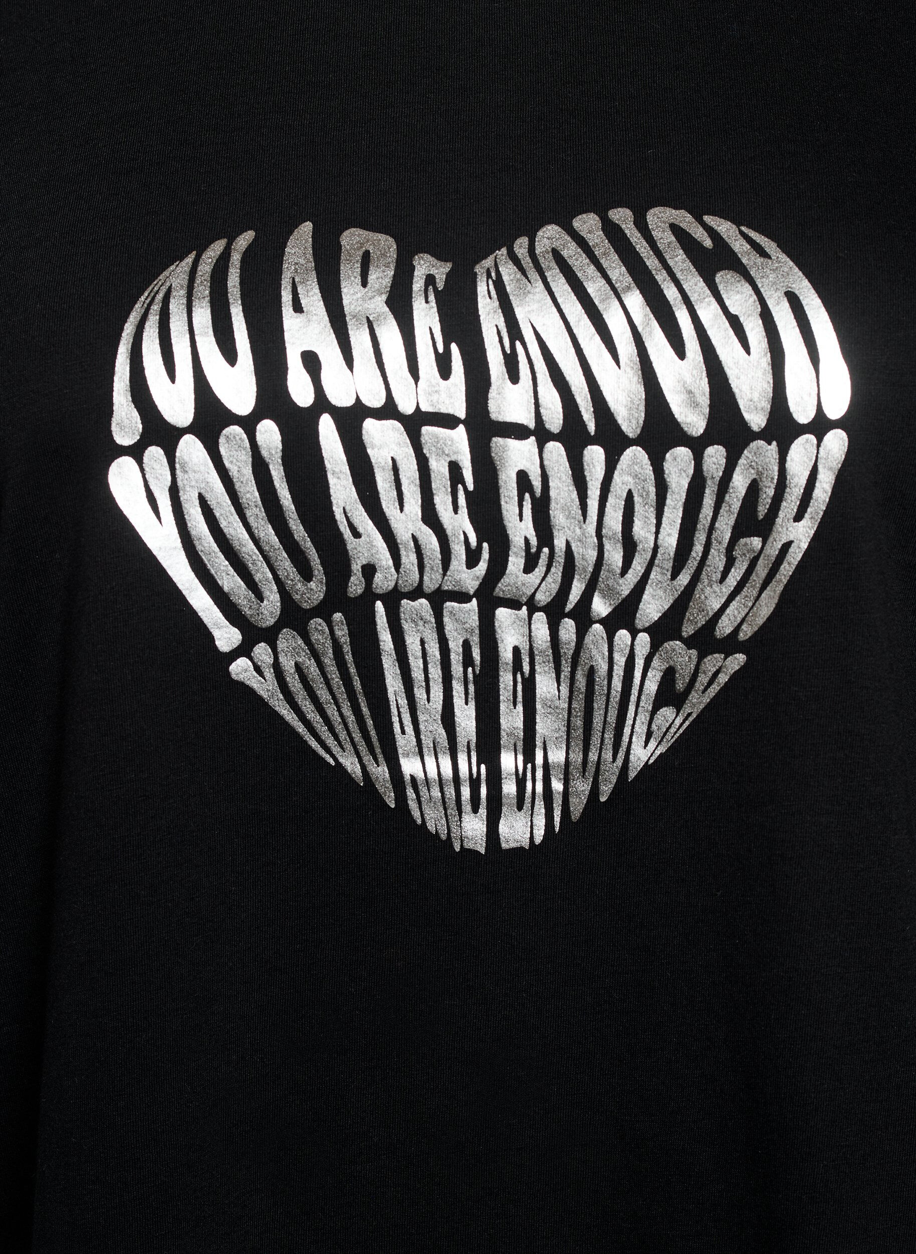 ZizziT-Shirt mit Print, Schwarz, Packshot image number 2