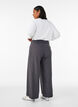 Taillierte Hose mit B&uuml;gelfalten und einem Bindeg&uuml;rtel, Grau, Model image number 1