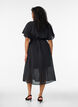Kn&ouml;chellanges Kleid mit Fl&uuml;gel&auml;rmeln und Bindeg&uuml;rtel, Schwarz, Model image number 1