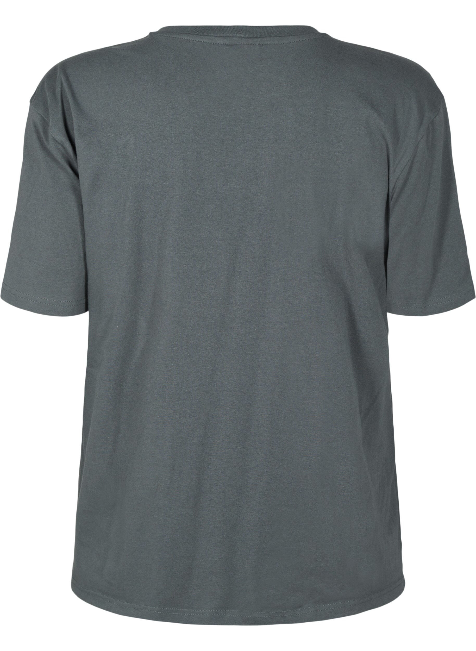 Zizzi Sportliches T-Shirt aus Bio-Baumwolle, , Packshot image number 1