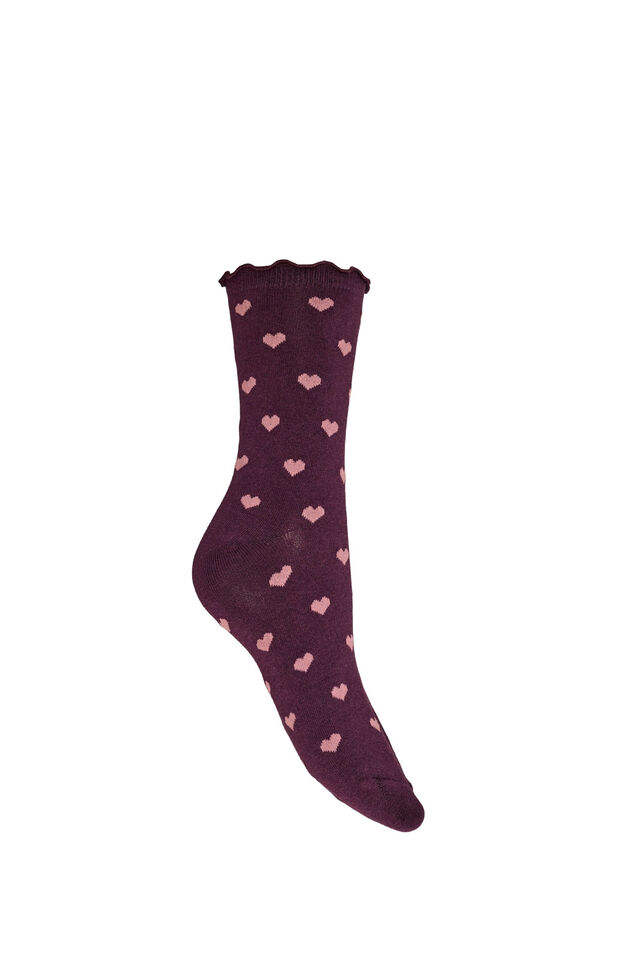 Socken aus Baumwolle mit Mustern, Rot, Packshot image number 1