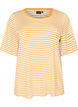 Gestreiftes T-Shirt aus TENCEL&trade; Lyocell, Gelb, Packshot image number 0