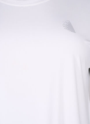 Kurzärmliges Trainings-T-Shirt, Bright White, Packshot image number 2