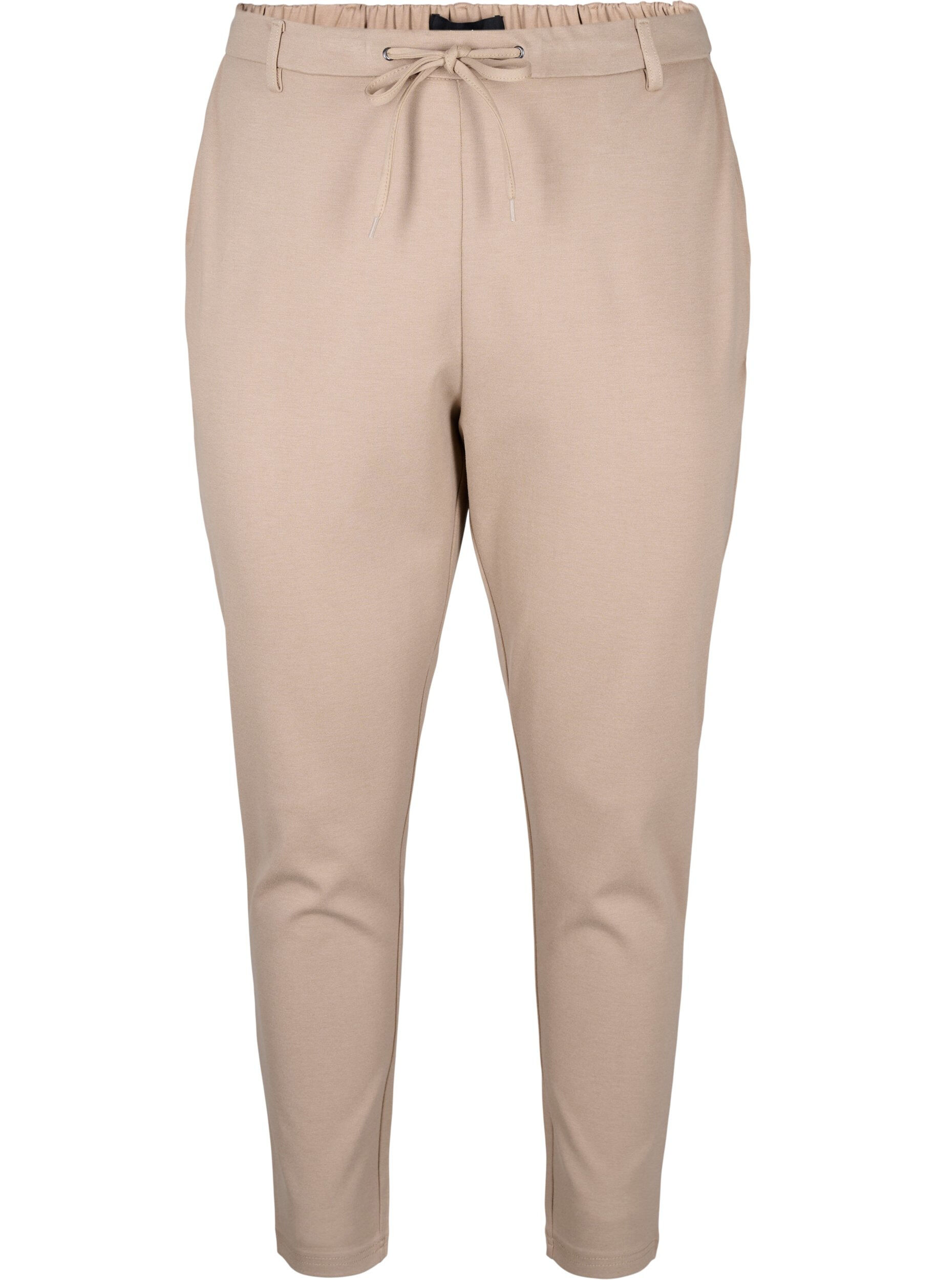 Zizzi Gek&uuml;rzte Maddison Hose, Beige, Packshot image number 0