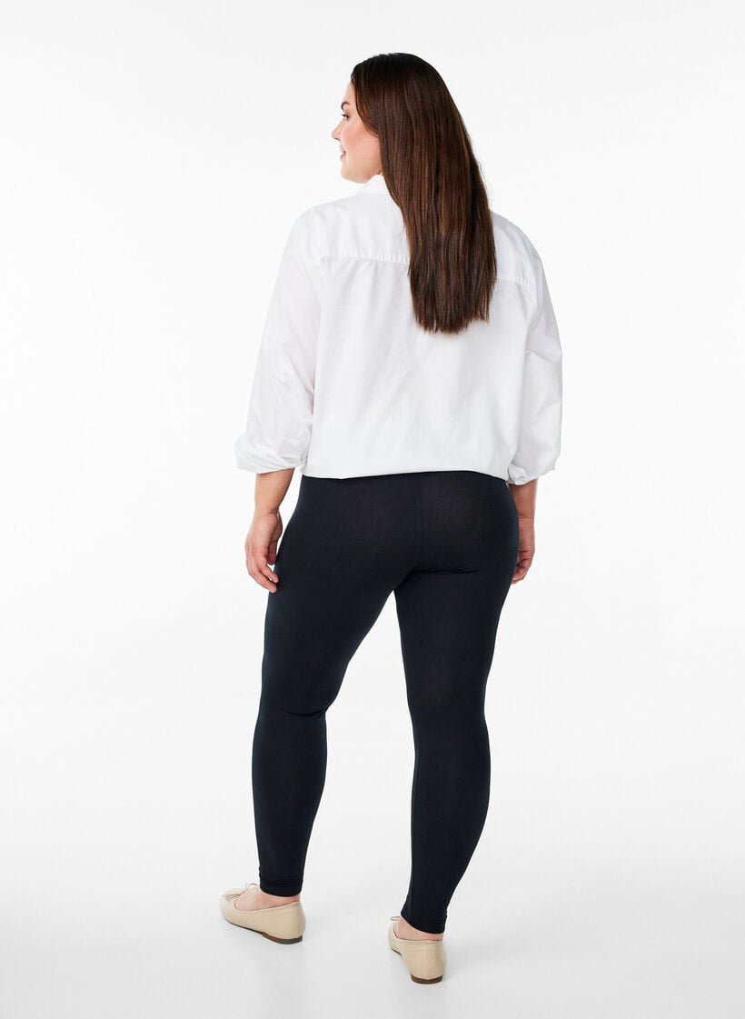 Basic-Leggings mit extra L&auml;nge, Schwarz, Model image number 2