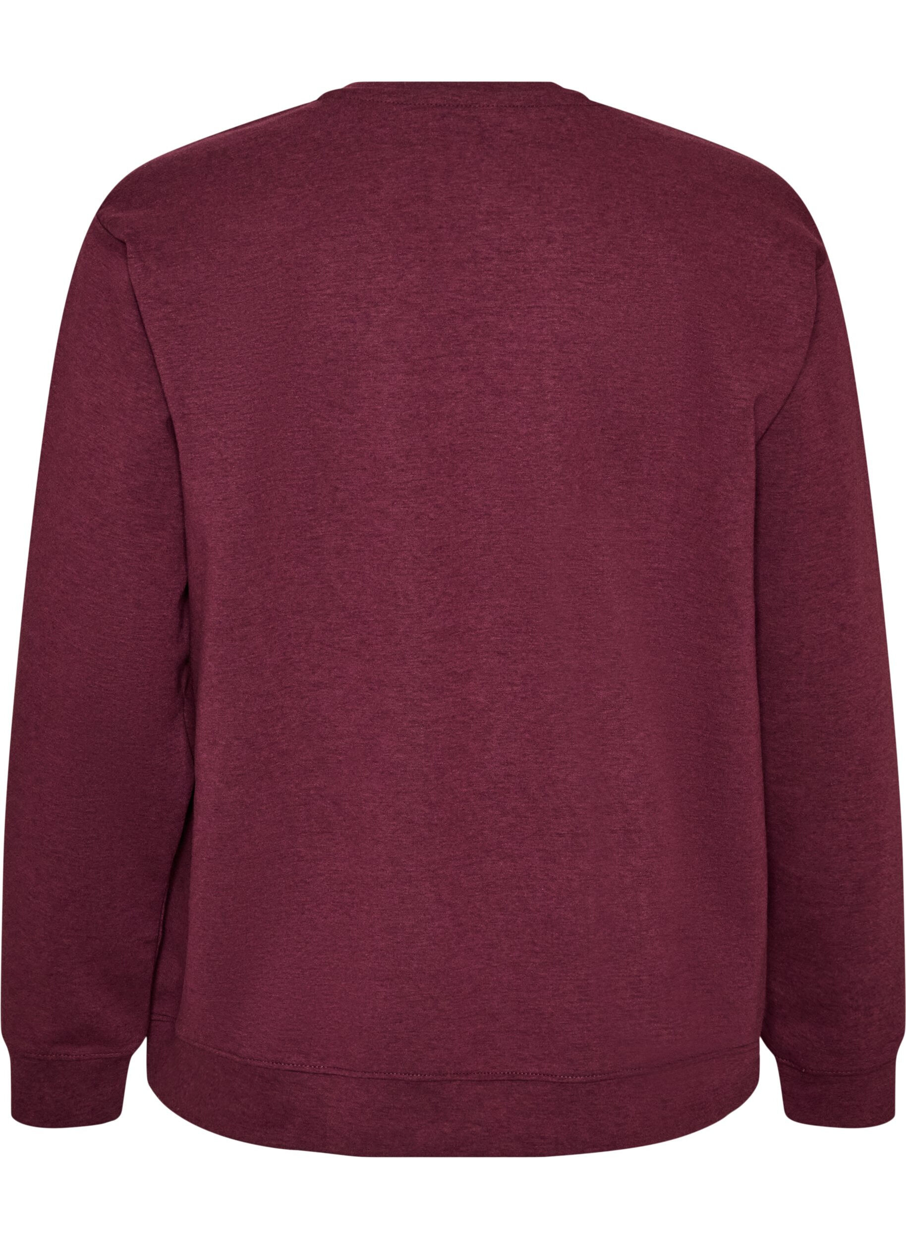 ZizziSweatshirt mit Rundhalsausschnitt, Rot, Packshot image number 1