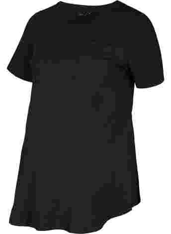 Kurzarm Umstands-T-Shirt aus Baumwolle
