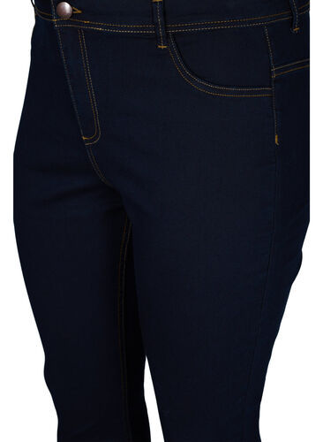 Super Slim Amy Jeans mit hoher Taille, Blue denim, Packshot image number 2