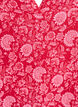 Kurzes A-Linien-Kleid aus Baumwollmusselin, Rot, Packshot image number 2