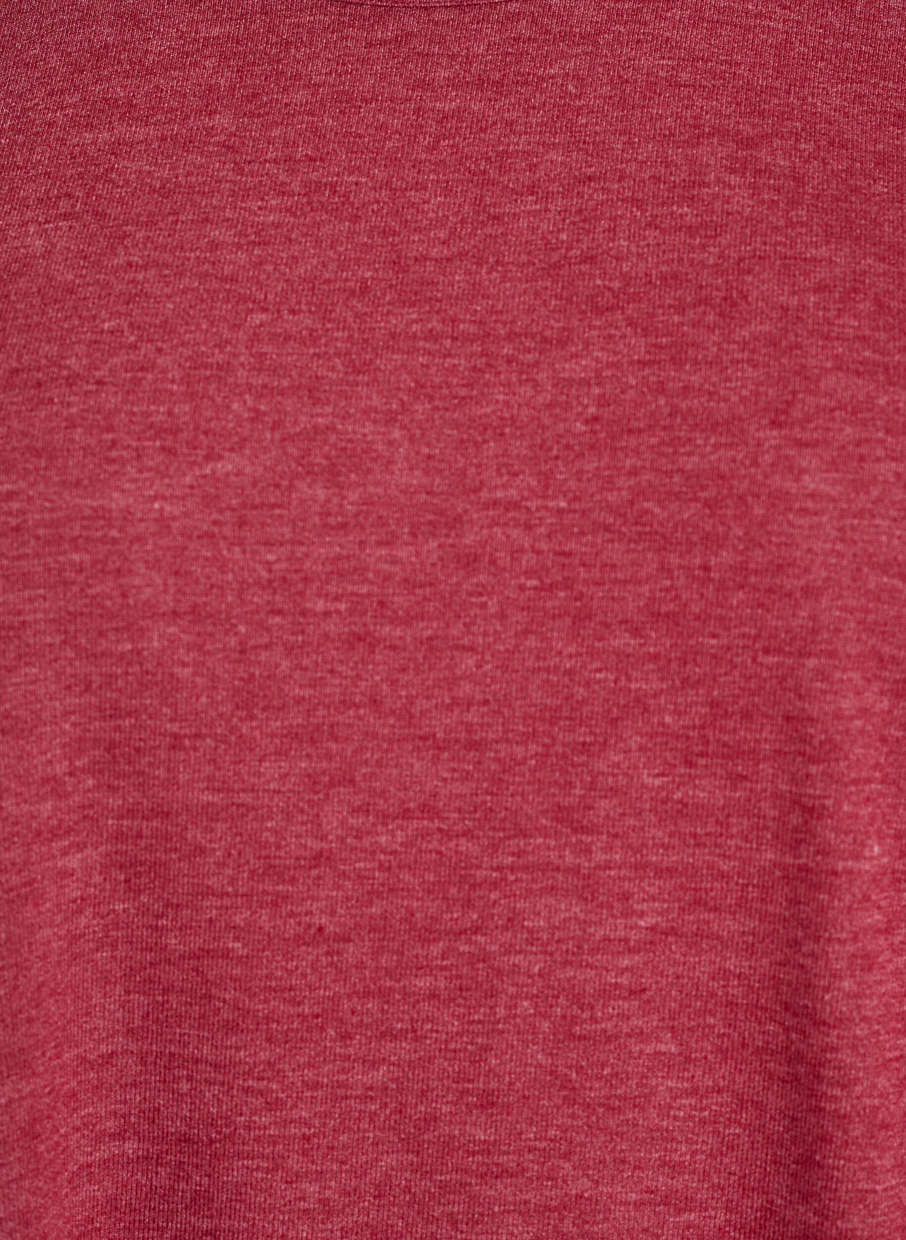 Zizzi FLASH &ndash; Bluse aus Jersey mit 3/4-&Auml;rmeln, Rot, Packshot image number 2