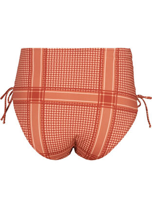 Gedruckte Bikini-Unterteile mit einer hohen Taille, Tandori Scarf Print, Packshot image number 1