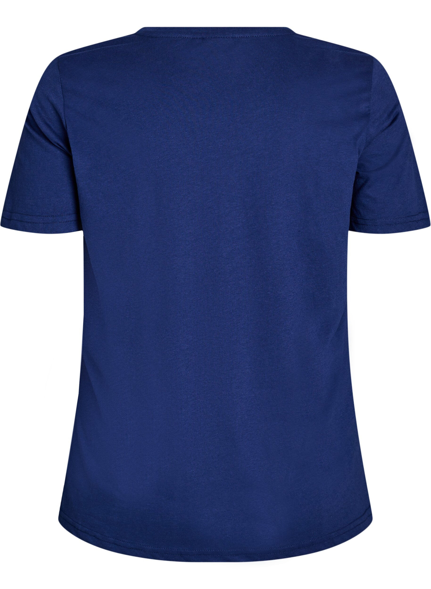 Zizzi FLASH - T-Shirt mit Print, Blau, Packshot image number 1