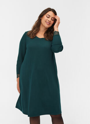 Kleid mit langen Ärmeln, Ponderosa Pine, Model image number 0