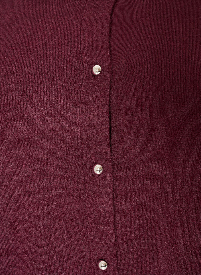 Cardigan mit runden Kn&ouml;pfen, Rot, Packshot image number 2
